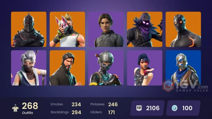 Full Access 268 skins OG STW | Black Knight | Sparkle Specialist | The Reaper | Blue Squire | Royale Knight | Elite Agent | Mako | Take Th