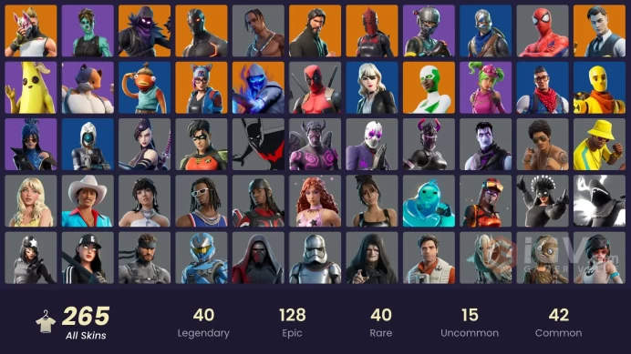 Full Access 264 skins | OG STW | Travis Scott | Merry Mint Axe | The Reaper | Elite Agent | Blue Team Leader | Royale Knight | Take The L