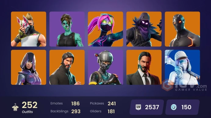 Full Access 251 skins | OG STW | The Reaper | Glow | Elite Agent | Take The L | Gold Midas | Omega (stage 5) | Gold Brutus | Trailblazer