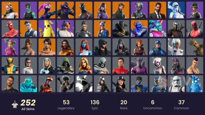 Full Access 251 skins | OG STW | The Reaper | Glow | Elite Agent | Take The L | Gold Midas | Omega (stage 5) | Gold Brutus | Trailblazer
