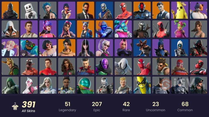 Full Access 382 skins | OG STW | Black Knight | Sparkle Specialist | Blue Squire | Royale Knight | Master Chief (Matte Black) | Rogue Agent |