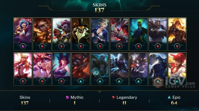 Russia Victorious Orianna - Victorious Aatrox - Annie-Versary - Lv 195 | 108 Champs | 137 Skins FULL ACCESS A146