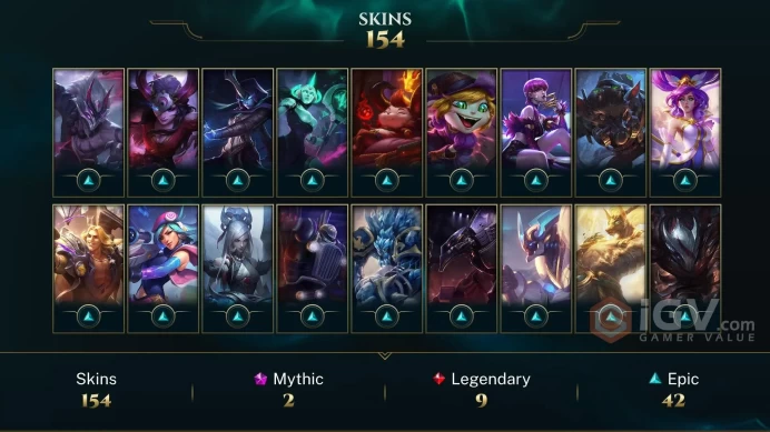 Southeast Asia Victorious Orianna - Victorious Maokai - Victorious Graves - Lv 217 | 154 Champs | 154 Skins FULL ACCESS A137