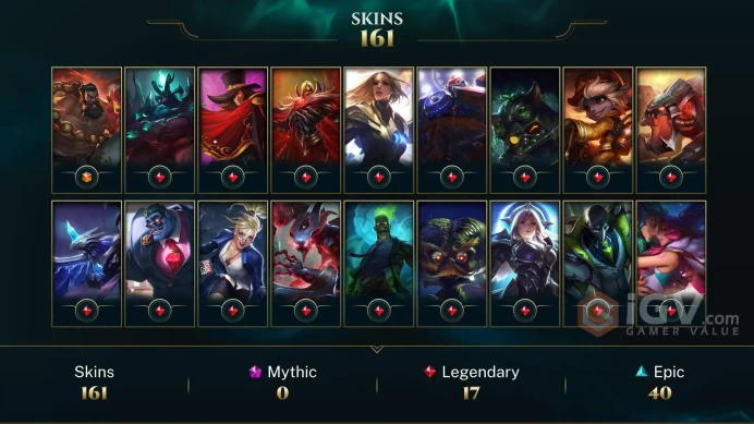 North America Spirit Guard Udyr - Zombie Brand - The Magnificent Twisted Fate - Lv 72 | 156 Champs | 161 Skins FULL ACCESS A160
