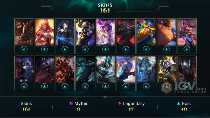 North America Spirit Guard Udyr - Zombie Brand - The Magnificent Twisted Fate - Lv 72 | 156 Champs | 161 Skins FULL ACCESS A160