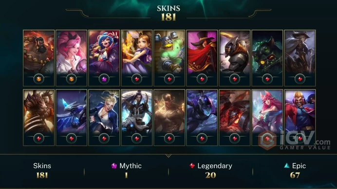 North America Victorious Orianna - K/DA ALL OUT Seraphine Indie - Spirit Guard Udyr - Lv 270 | 170 Champs | 181 Skins FULL ACCESS A164