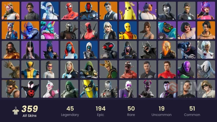 [PSN/XBOX/NIN/PC] 352 SKINS | LEVIATHAN AXE |GOLD MIDAS | GOLD BRUTUS | SULTURA | CURSE BUSTER | NARUTO UZUMAKI | SUBZERO CRYPTIC | MAJOR GLORY 