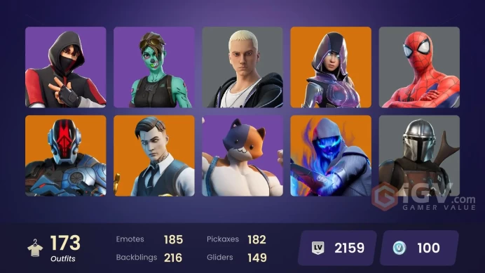 [XBOX/NIN/PC] 171 SKINS | OG STW | IKONIK | GLOW | GOLD MIDAS | SULTURA | LINA SCORCH | WORLD WARRIOR | CLOUD STRIKER | FIXER | CARBON COMMANDO