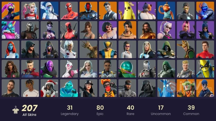 [XBOX/NIN/PC] 205 SKINS | OG STW | GOLD MIDAS | GOLD BRUTUS | SULTURA | CLOUD STRIKER | FIXER | THE CHAMPION | OFF | MASKED FADE 