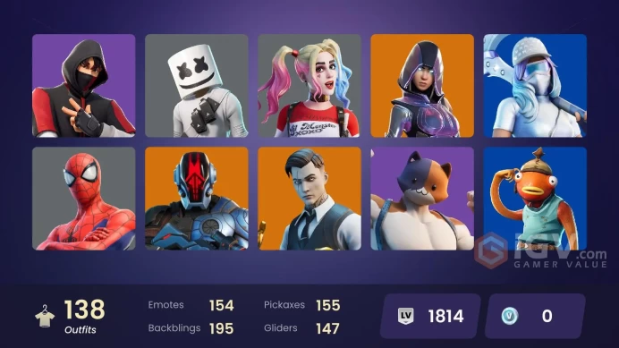 [NIN/PC] 138 SKINS | OG STW | IKONIK | GLOW | NEO VERSA | GOLD MIDAS | GOLD BRUTUS | WORLD CUP | BLUE STRIKER | CLOUD STRIKER | TART TYCOON 