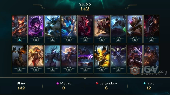 North America King Rammus - UFO Corki - Judgment Kayle - Lv 53 | 156 Champs | 142 Skins FULL ACCESS A169