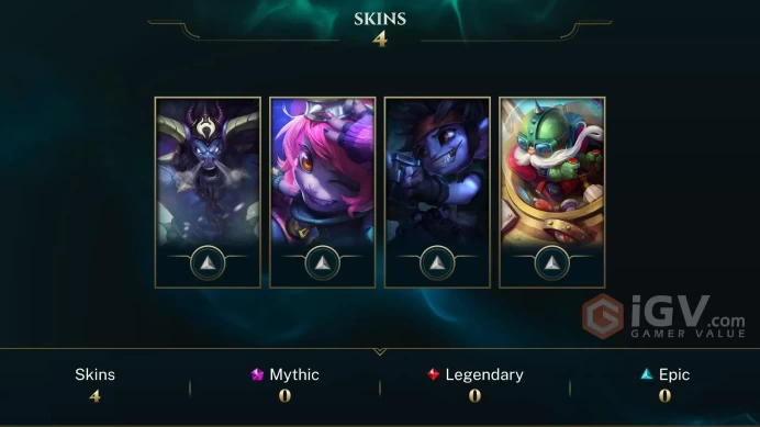 North America UFO Corki - Guerilla Tristana - Unchained Alistar - Lv 16 | 5 Champs | 4 Skins FULL ACCESS A210