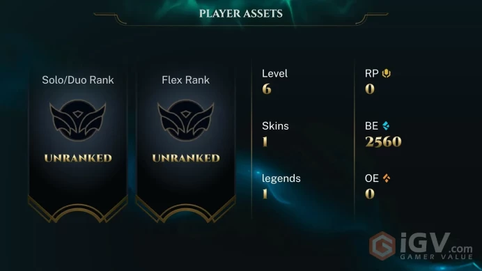 North America UFO Corki - Lv 6 | 1 Champs | 1 Skins FULL ACCESS A203