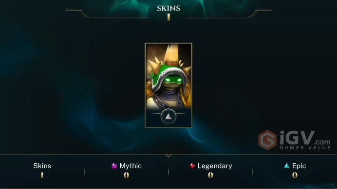 North America King Rammus - Lv 1 | 1 Champs | 1 Skins FULL ACCESS A219