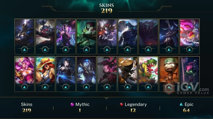 North America Judgment Kayle - Spirit Guard Udyr - Pulsefire Ezreal - Lv 230 | 168 Champs | 219 Skins FULL ACCESS A234