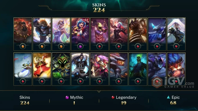Middle East Victorious Orianna - Victorious Aatrox - Victorious Lucian - Lv 472 | 167 Champs | 224 Skins FULL ACCESS A235