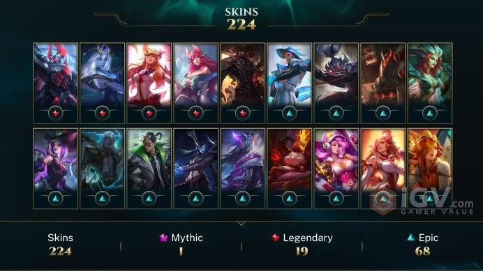 Middle East Victorious Orianna - Victorious Aatrox - Victorious Lucian - Lv 472 | 167 Champs | 224 Skins FULL ACCESS A235