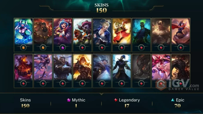 Middle East Victorious Graves - Victorious Aatrox - Victorious Lucian - Lv 219 | 169 Champs | 150 Skins FULL ACCESS A238