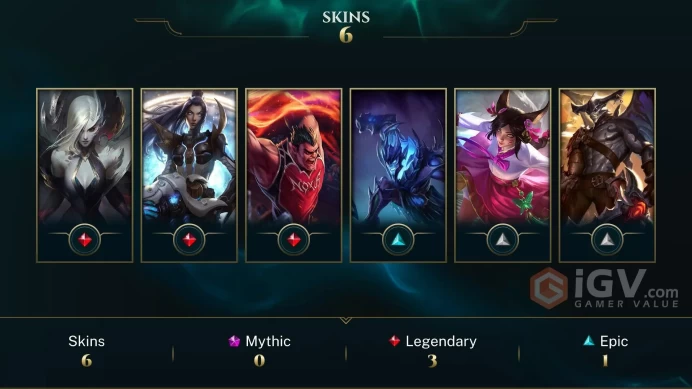 Middle East Pulsefire Caitlyn - Dunkmaster Darius - Coven Morgana - Lv 55 | 39 Champs | 6 Skins FULL ACCESS A239