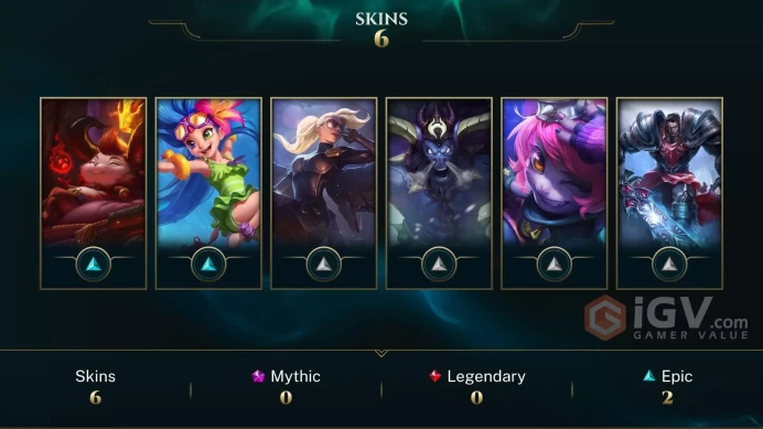 Middle East Little Devil Teemo - Pool Party Zoe - Riot Kayle - Lv 47 | 15 Champs | 6 Skins FULL ACCESS A240
