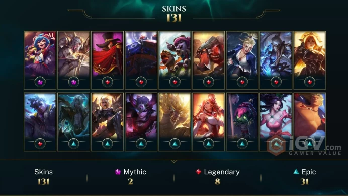 Middle East Victorious Orianna - Victorious Lucian - Prestige Battle Queen Diana - Lv 274 | 159 Champs | 131 Skins FULL ACCESS A244