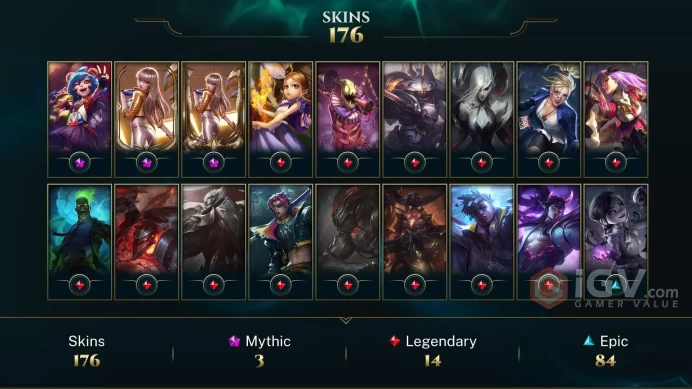 Middle East Victorious Orianna - Victorious Lucian - Victorious Sejuani - Lv 498 | 169 Champs | 176 Skins FULL ACCESS A241