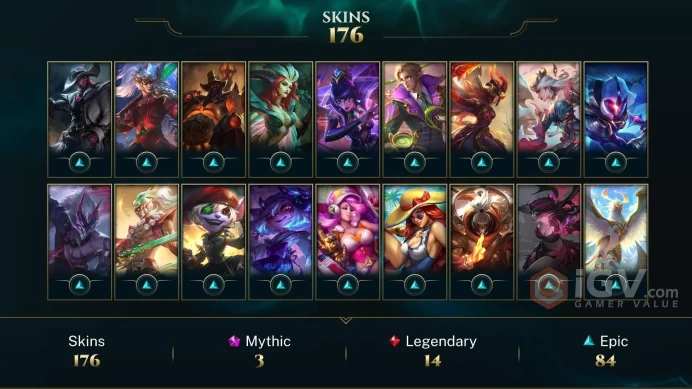 Middle East Victorious Orianna - Victorious Lucian - Victorious Sejuani - Lv 498 | 169 Champs | 176 Skins FULL ACCESS A241