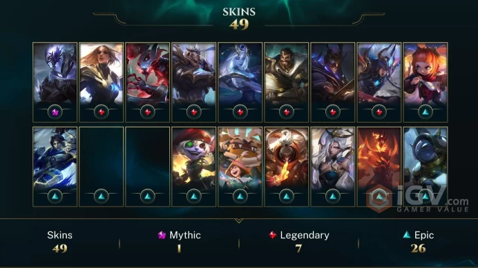 Middle East Ashen Slayer Sylas - Sentinel Graves - God-King Garen - Lv 145 | 86 Champs | 49 Skins FULL ACCESS A251