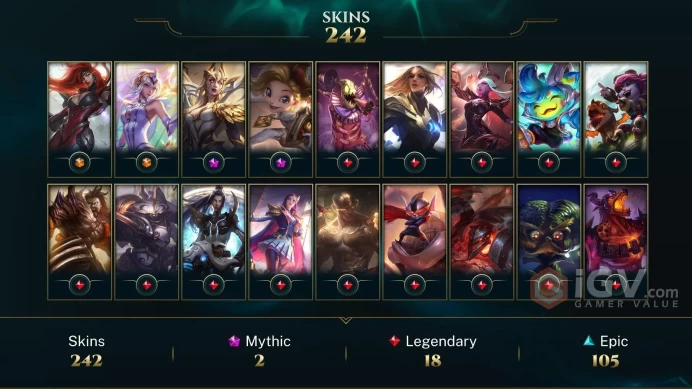 Middle East Gun Goddess Miss Fortune - Elementalist Lux - Prestige Coven LeBlanc - Lv 378 | 167 Champs | 242 Skins FULL ACCESS A253