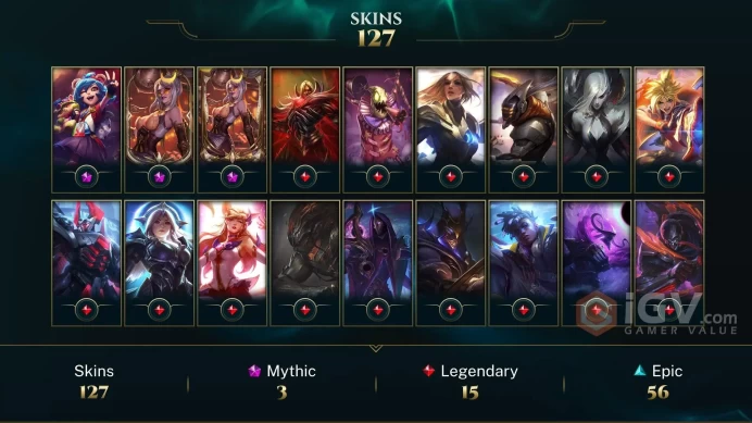 Middle East Prestige Firecracker Vayne (2022) - Annie-Versary - Prestige Firecracker Vayne - Lv 135 | 120 Champs | 127 Skins FULL ACCESS A252