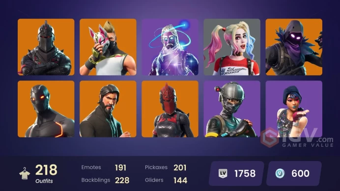 212 Skins | OG STW | Black Knight | Sparkle Specialist | Galaxy | The Reaper | Blue Squire | Royale Knight | Elite Agent | Omega (Stage 5) 