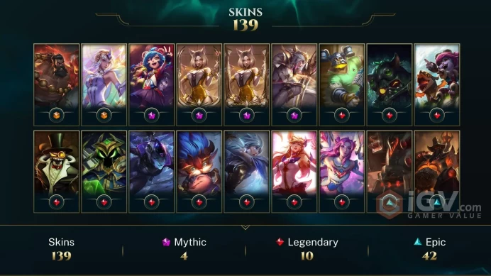 Latin America North Victorious Orianna - Victorious Sivir - Victorious Aatrox - Lv 239 | 161 Champs | 139 Skins FULL ACCESS A359