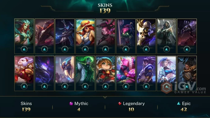 Latin America North Victorious Orianna - Victorious Sivir - Victorious Aatrox - Lv 239 | 161 Champs | 139 Skins FULL ACCESS A359