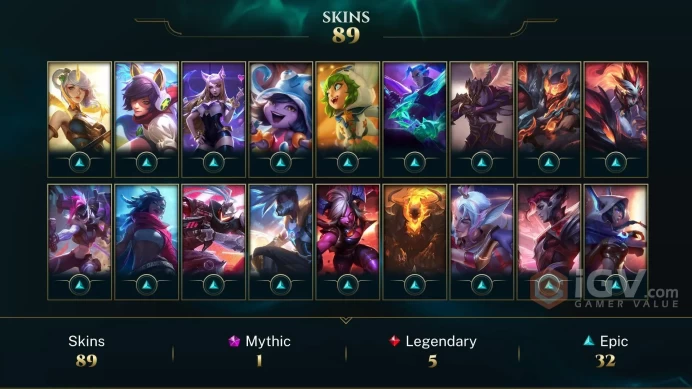 Latin America North Victorious Aatrox - Victorious Sejuani - Victorious Anivia - Lv 295 | 139 Champs | 89 Skins FULL ACCESS A362