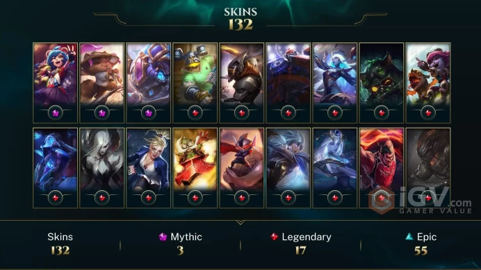 Latin America North Victorious Orianna - Victorious Graves - Victorious Lucian - Lv 300 | 160 Champs | 132 Skins FULL ACCESS A366