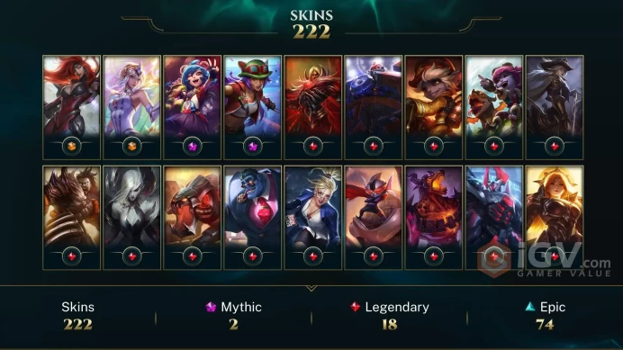 Latin America North Victorious Orianna - Victorious Graves - Victorious Aatrox - Lv 626 | 171 Champs | 222 Skins FULL ACCESS A369