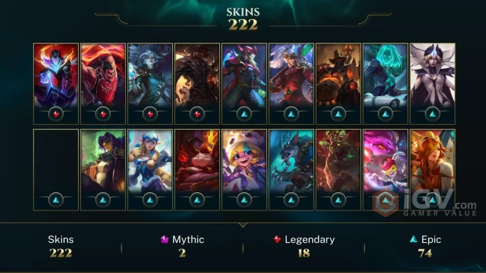 Latin America North Victorious Orianna - Victorious Graves - Victorious Aatrox - Lv 626 | 171 Champs | 222 Skins FULL ACCESS A369