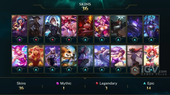 Latin America North Annie-Versary - Star Guardian Jinx - Lunar Eclipse Leona - Lv 167 | 53 Champs | 36 Skins FULL ACCESS A380