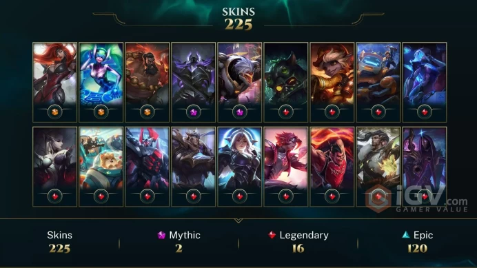 Latin America North Victorious Sejuani - Victorious Anivia - Spirit Guard Udyr - Lv 590 | 170 Champs | 225 Skins FULL ACCESS A383