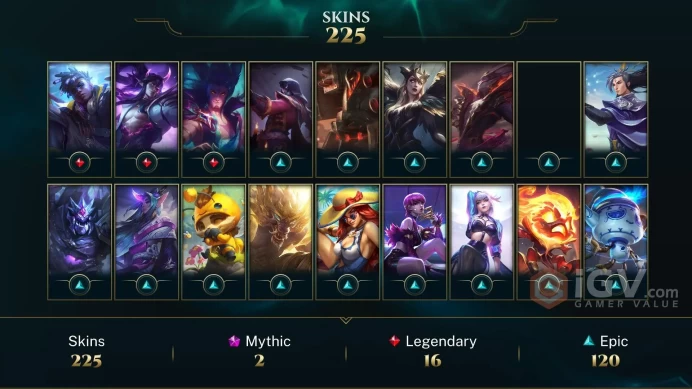 Latin America North Victorious Sejuani - Victorious Anivia - Spirit Guard Udyr - Lv 590 | 170 Champs | 225 Skins FULL ACCESS A383