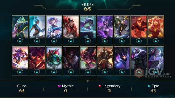 Latin America North Victorious Anivia - True Damage Ekko - PROJECT: Pyke - Lv 137 | 89 Champs | 65 Skins FULL ACCESS A384