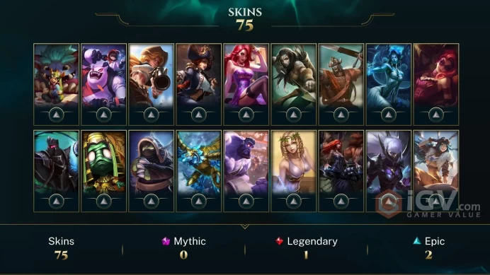 Latin America North UFO Corki - Judgment Kayle - Blood Lord Vladimir - Lv 32 | 105 Champs | 75 Skins FULL ACCESS A401