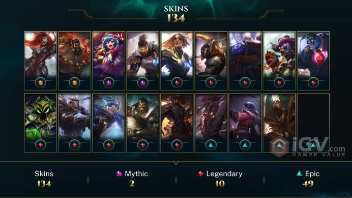 Latin America North Spirit Guard Udyr - Gun Goddess Miss Fortune - Annie-Versary - Lv 427 | 154 Champs | 134 Skins FULL ACCESS A410