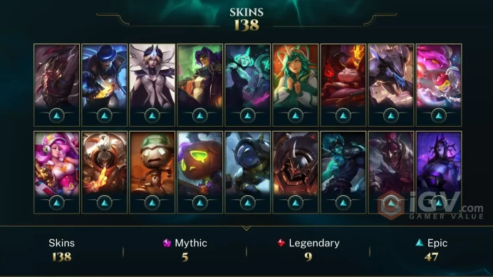 Latin America North Victorious Orianna - Victorious Graves - Victorious Aatrox - Lv 436 | 148 Champs | 138 Skins FULL ACCESS A412