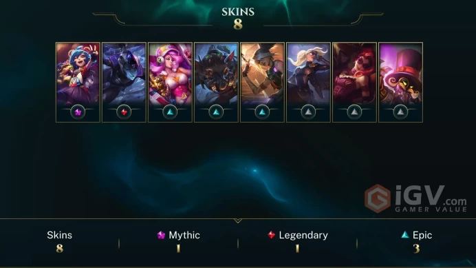 Latin America North Annie-Versary - PROJECT: Vayne - True Damage Akali - Lv 36 | 31 Champs | 8 Skins FULL ACCESS A415