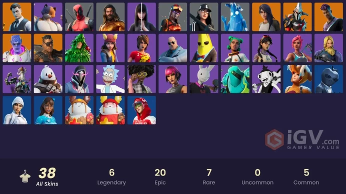 13038[PC/PSN/XBOX]Gold Brutus|Gold Midas|Gold Meowscles|Tart Tycoon|Eternal Knight|Joey|Fade|Kymera|Gear Specialist Maya|Deadpool