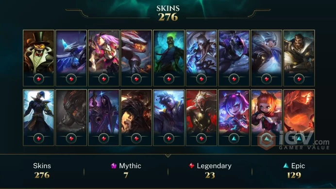 Latin America North Victorious Sejuani - Victorious Anivia - K/DA ALL OUT Seraphine Indie - Lv 443 | 155 Champs | 276 Skins FULL ACCESS A452