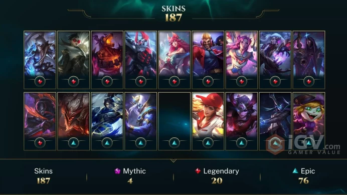 Europe West Victorious Aatrox - Victorious Lucian - Victorious Sejuani - Lv 514 | 169 Champs | 187 Skins FULL ACCESS A616