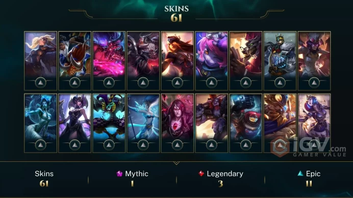 Latin America North Victorious Orianna - Victorious Maokai - Victorious Sivir - Lv 101 | 132 Champs | 61 Skins FULL ACCESS A438