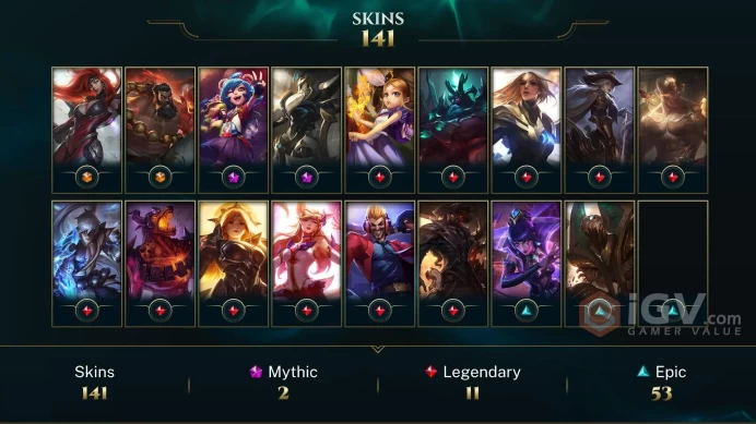 Latin America North Victorious Orianna - Victorious Aatrox - Spirit Guard Udyr - Lv 307 | 170 Champs | 141 Skins FULL ACCESS A427